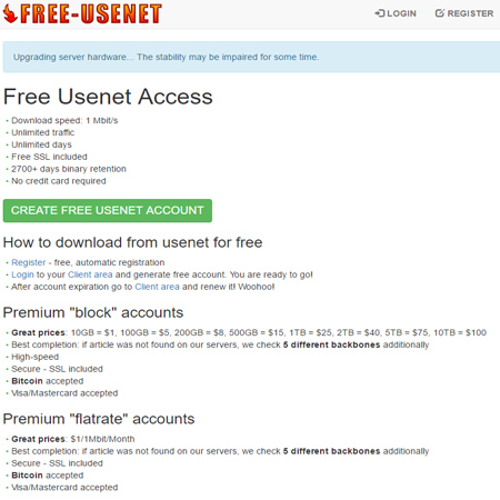 Free Usenet Review